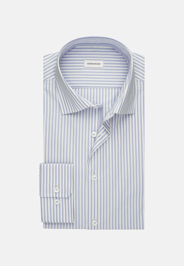 Chemise Business X-Slim Popeline Col Kent in Bleu Clair |  Seidensticker Onlineshop