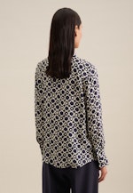 Twill Hemdbluse in Dunkelblau |  Seidensticker Onlineshop