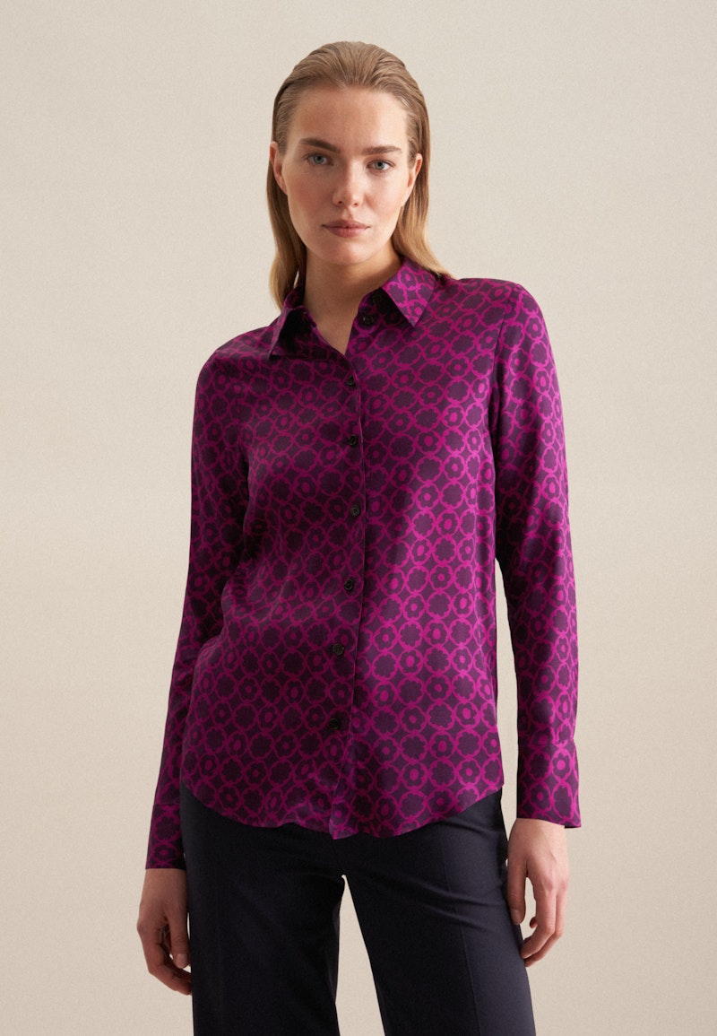 lange Arm Twill Shirtblouse