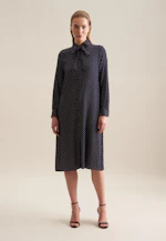 Kleid Punkte in Dunkelblau |  Seidensticker Onlineshop