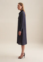 Kleid Punkte in Dunkelblau |  Seidensticker Onlineshop