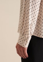 Krepp Blouse Met Volant in Beige |  Seidensticker Onlineshop