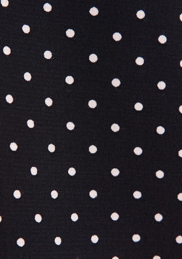Hemdbluse aus Viskose mit abnehmbarer Schluppe in Schwarz | Seidensticker Onlineshop