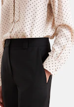 Hemdbluse aus Viskose mit abnehmbarer Schluppe in Beige |  Seidensticker Onlineshop