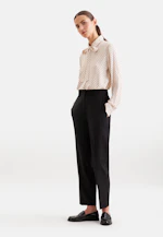 Hemdbluse aus Viskose mit abnehmbarer Schluppe in Beige |  Seidensticker Onlineshop