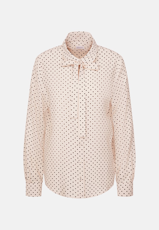 Hemdbluse aus Viskose mit abnehmbarer Schluppe in Ecru |  Seidensticker Onlineshop