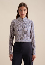 Long sleeve Twill Shirt Blouse in Ecru |  Seidensticker Onlineshop