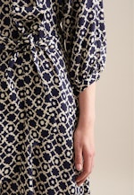 Twill Midi Kleid in Dunkelblau |  Seidensticker Onlineshop