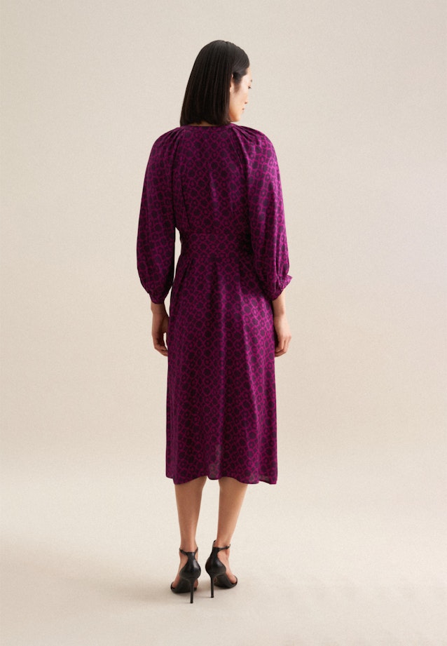 Crew Neck Dress in Purple |  Seidensticker Onlineshop