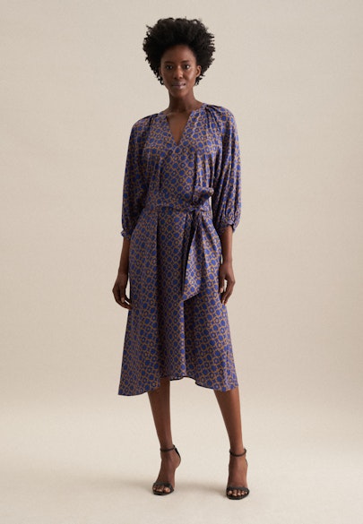 Dress Print in Medium Blue |  Seidensticker Onlineshop