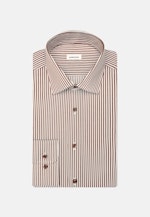 Twill Business Hemd in Slim mit New Kent Patch 5 in Braun |  Seidensticker Onlineshop