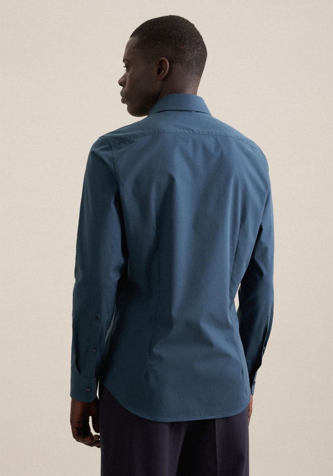 Slim Business Hemd Uni in Türkis | Seidensticker Onlineshop