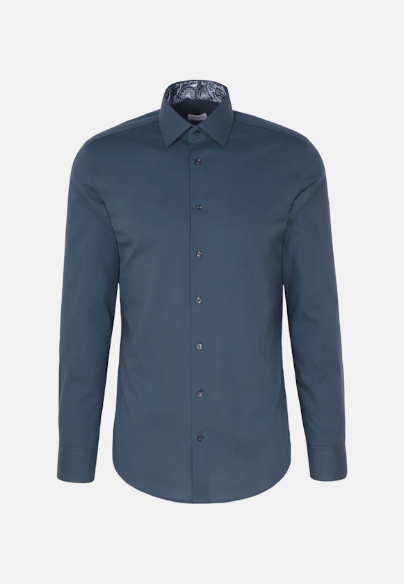 Slim Business Hemd Uni in Türkis |  Seidensticker Onlineshop
