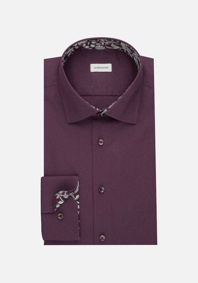 Slim Business Hemd Uni in Lila | Seidensticker Onlineshop