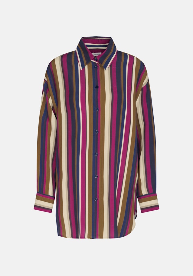 Longbluse Druck in Dunkelblau | Seidensticker Onlineshop