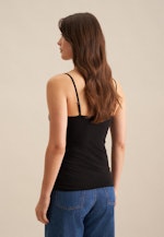 V-Neck Top in Black |  Seidensticker Onlineshop