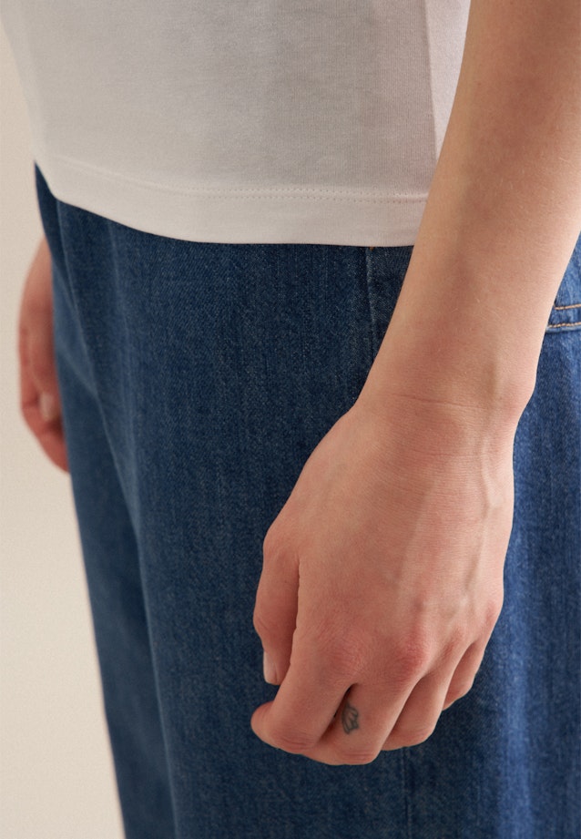 Jersey Top mit verstellbaren Trägern in Weiß |  Seidensticker Onlineshop