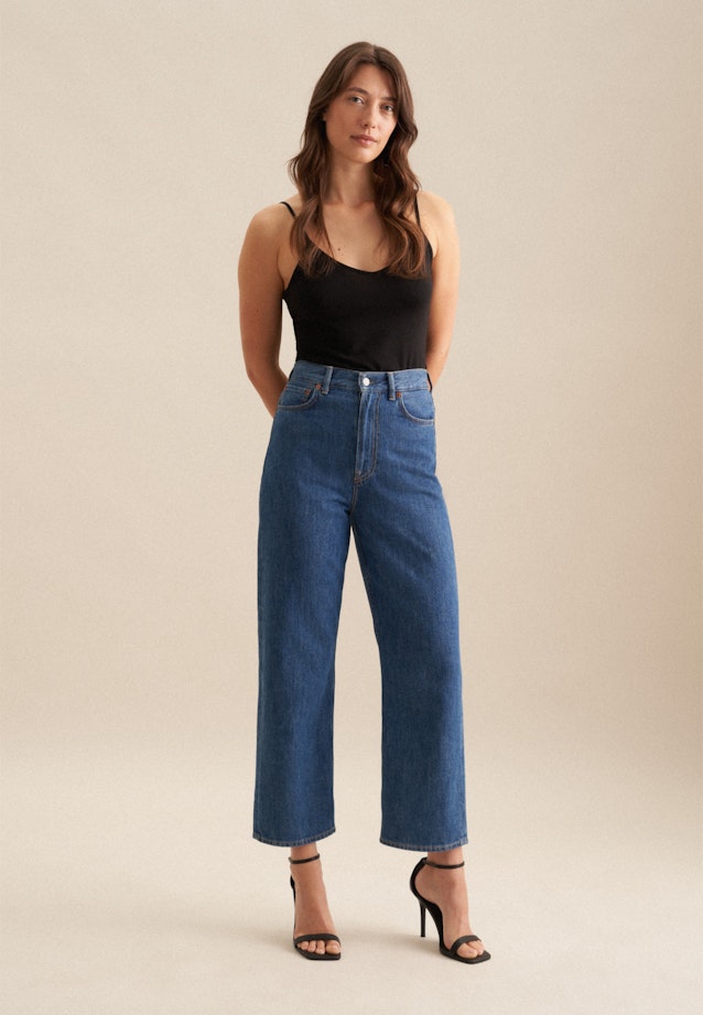 Jersey Top mit verstellbaren Trägern in Schwarz |  Seidensticker Onlineshop