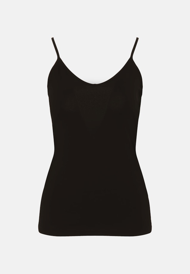 Jersey Top mit verstellbaren Trägern in Schwarz |  Seidensticker Onlineshop
