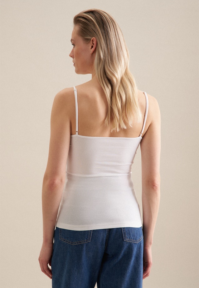 V-Neck Top in White |  Seidensticker Onlineshop