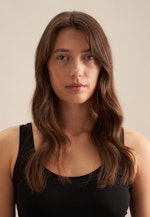 Jersey Top aus Baumwolle mit Stretchanteil in Schwarz |  Seidensticker Onlineshop