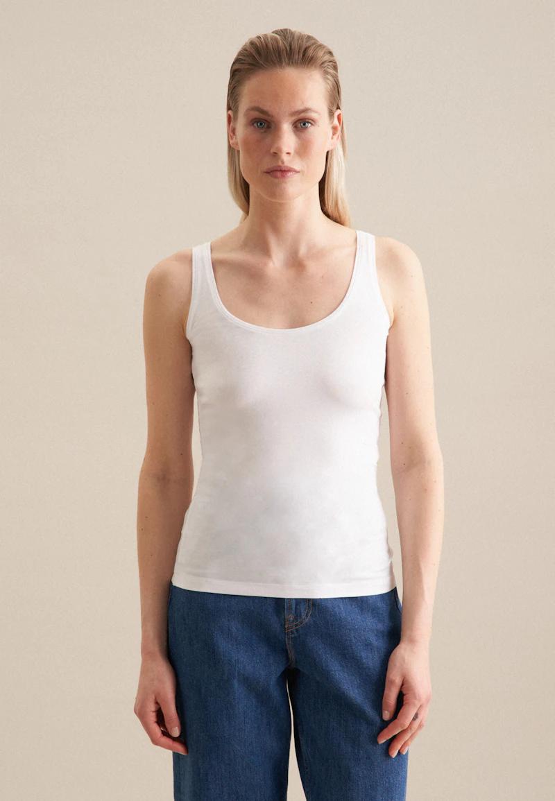 Haut en jersey en coton avec élasticité