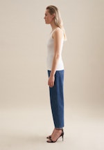 Jersey Top aus Baumwolle mit Stretchanteil in Weiß |  Seidensticker Onlineshop