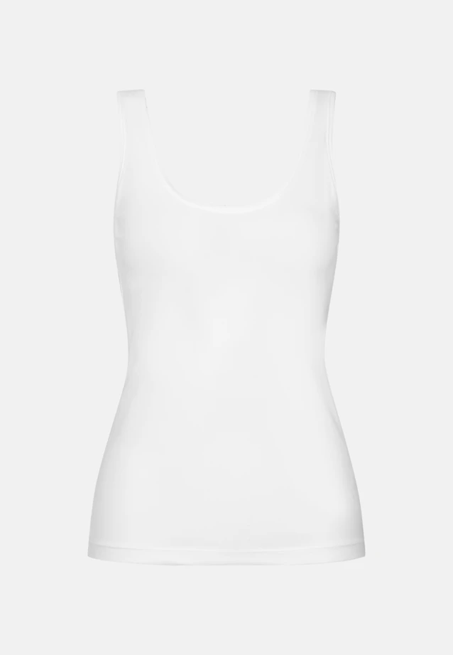 Jersey Top aus Baumwolle mit Stretchanteil in Weiß |  Seidensticker Onlineshop
