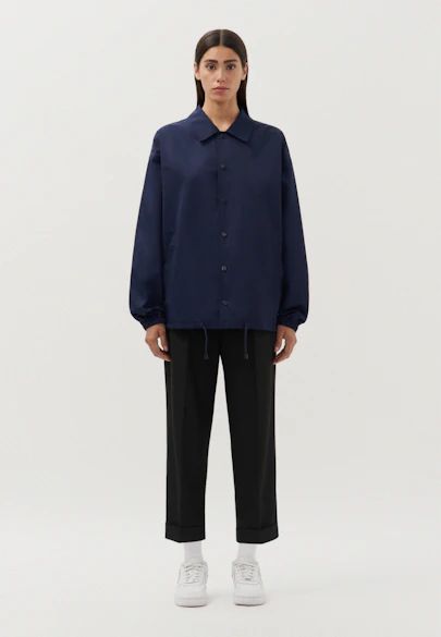 Oversized Jacke Uni in Dunkelblau |  Seidensticker Onlineshop