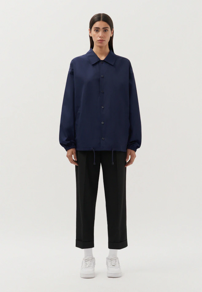 Oversized Jacke Uni in Dunkelblau | Seidensticker Onlineshop
