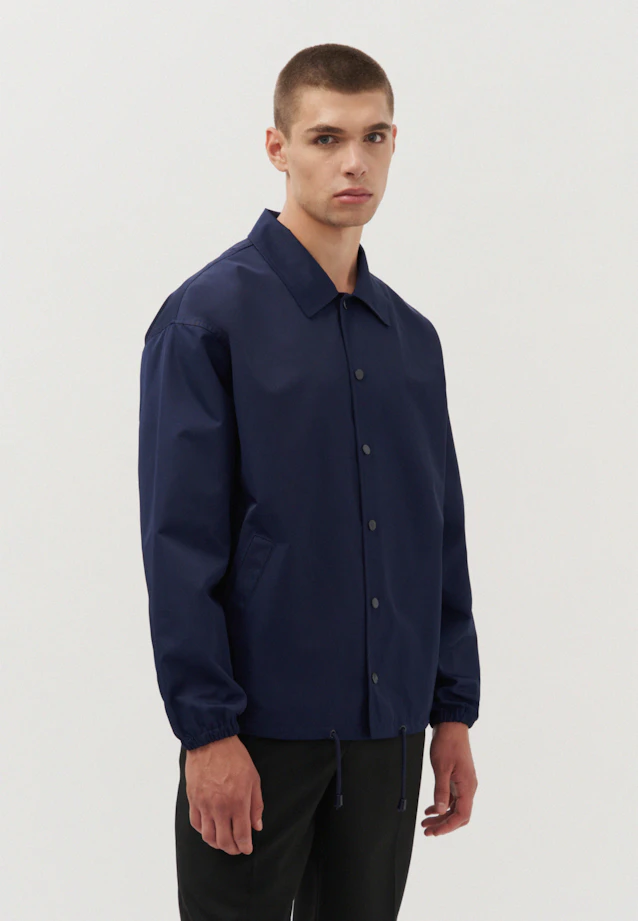 Oversized Jacke Uni in Dunkelblau |  Seidensticker Onlineshop