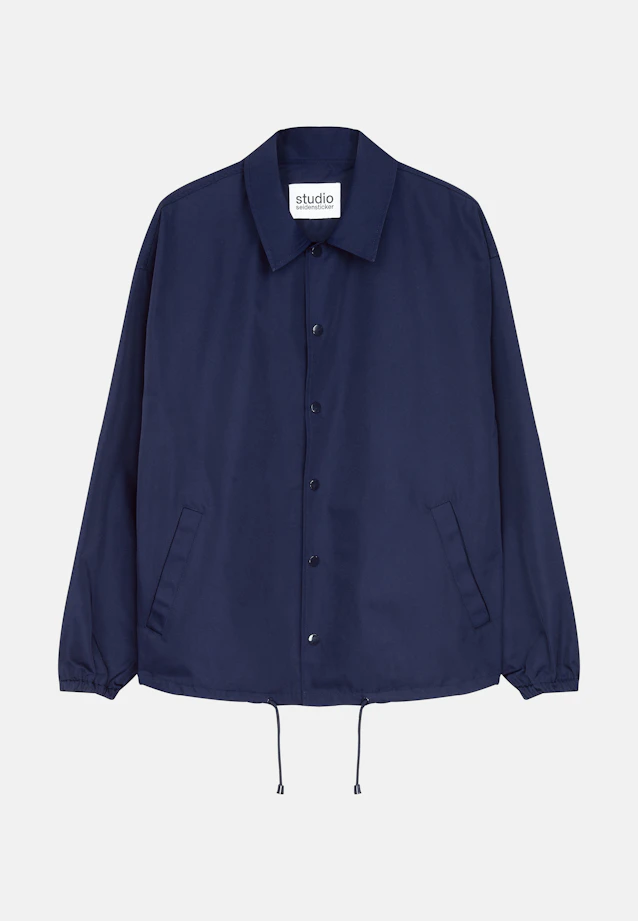Oversized Jacke Uni in Dunkelblau |  Seidensticker Onlineshop