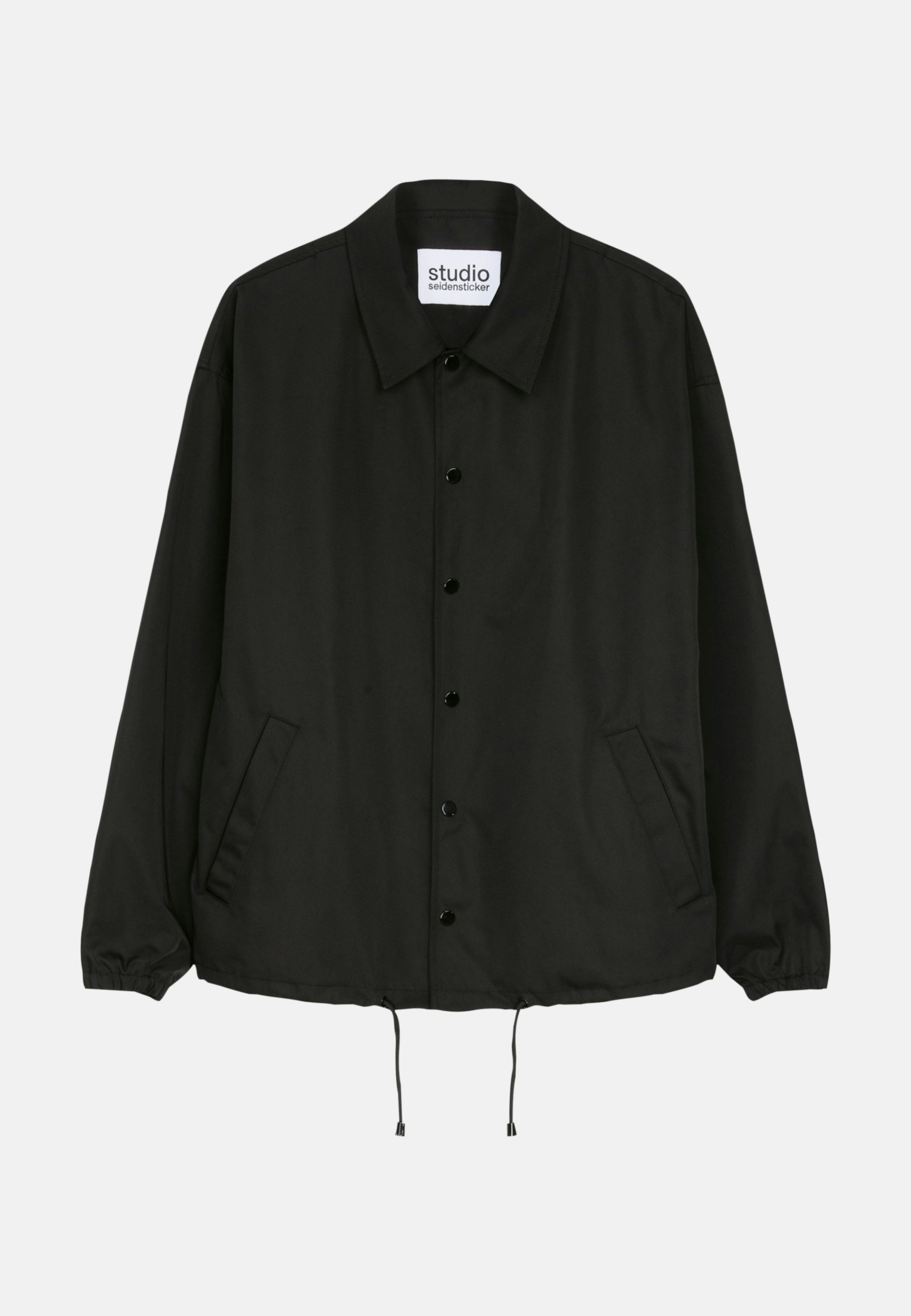 Men Oversized Jacket black | Studio Seidensticker