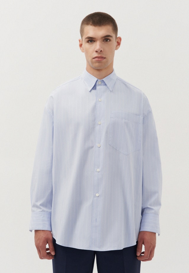 Shirt Oversized in Lichtblauw |  Seidensticker Onlineshop