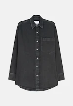 Oversized Chemise en jean Uni in Noir |  Seidensticker Onlineshop