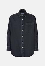 Chemise en jean Oversized Denim Col Kent in Noir |  Seidensticker Onlineshop