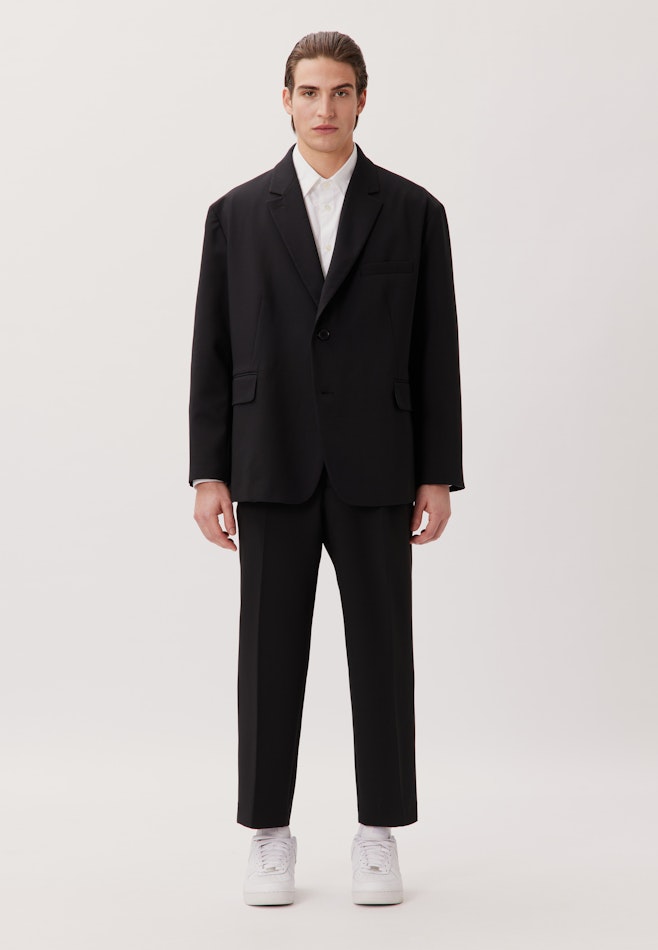 Oversized Sakko Uni in Schwarz | Seidensticker Onlineshop