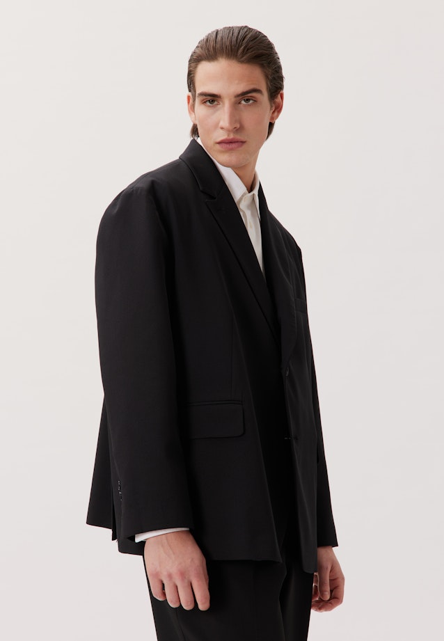 Jacke, Sakko, Blazer Uni in Schwarz |  Seidensticker Onlineshop