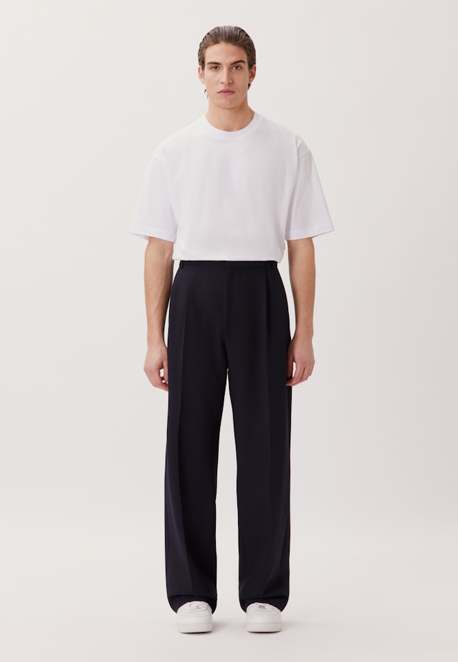 Oversized Chino Uni in Dunkelblau | Seidensticker Onlineshop