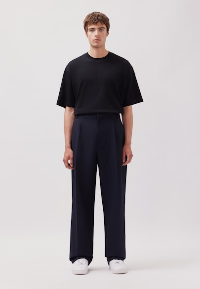 Oversized Chino Uni in Bleu Foncé |  Seidensticker Onlineshop