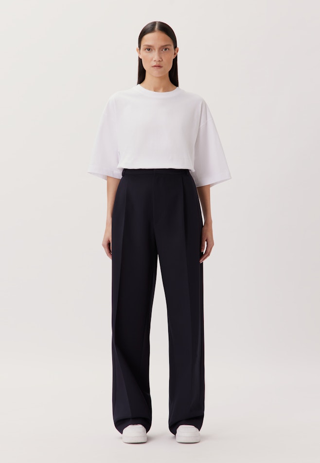 Oversized Chino Uni in Dunkelblau | Seidensticker Onlineshop