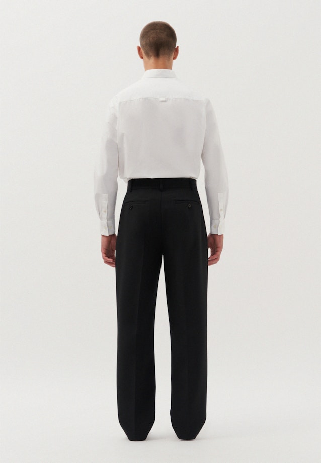 Oversized Chino, Suit Pants Uni in Schwarz |  Seidensticker Onlineshop
