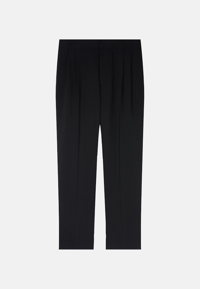 Oversized Chino, Suit Pants Uni in Schwarz |  Seidensticker Onlineshop