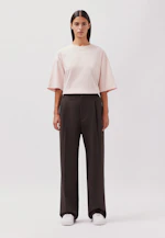 Wide-Leg Chino mit Bundfalten und adjustable waist in Braun |  Seidensticker Onlineshop