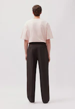 Wide-Leg Chino mit Bundfalten und adjustable waist in Braun |  Seidensticker Onlineshop