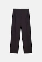 Wide-Leg Chino mit Bundfalten und adjustable waist in Braun |  Seidensticker Onlineshop
