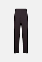 Wide-Leg Chino mit Bundfalten und adjustable waist in Braun |  Seidensticker Onlineshop