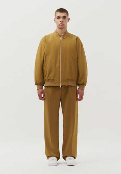 Oversized Bomber Jacket Uni in Grün |  Seidensticker Onlineshop