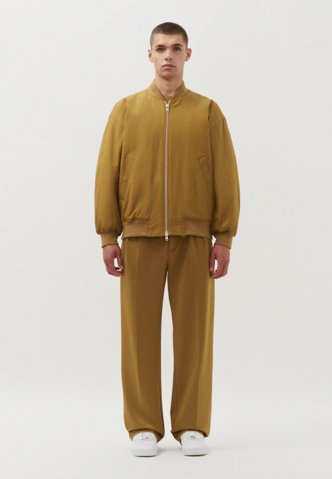 Oversized Bomber Jacket Uni in Grün | Seidensticker Onlineshop