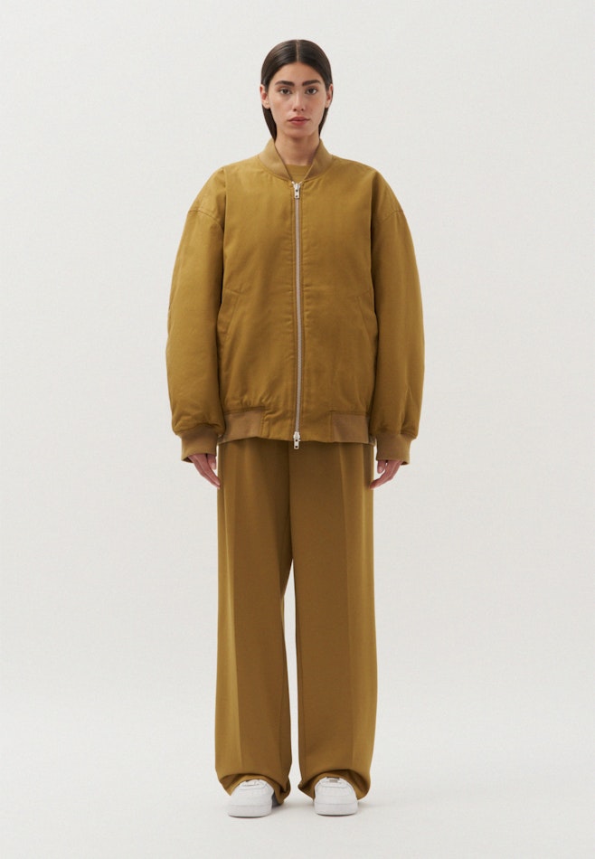 Oversized Bomber Uni dans Vert | Boutique en ligne Seidensticker